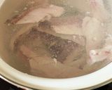 ゆかりのイブクロ　　カンパチのあら汁作り方3写真