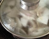 ゆかりのイブクロ　　カンパチのあら汁作り方8写真