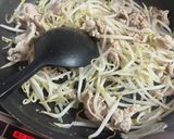 豚こまとニラもやしあんかけ丼作り方4写真