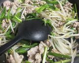 豚こまとニラもやしあんかけ丼作り方5写真