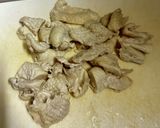 カリカリ鶏皮ポン酢作り方1写真
