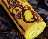 ハロウィン♪カボチャのロールケーキ♪デコ作り方22写真
