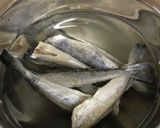 干し魚の塩出し(こまいの丸干しなど)作り方1写真