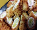長ねぎの肉巻き揚げ作り方5写真