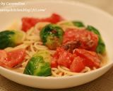 芽キャベツのアンチョビクリームパスタ作り方6写真