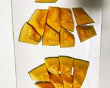簡単、砂糖無マクロビ的ホクホクかぼちゃ作り方16写真