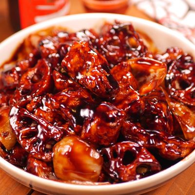 豚肉とれんこんの黒酢酢豚☆本格黒酢あん☆ by 愛と癒しを届ける