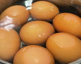 割れない ズボラゆで卵(固茹で)作り方1写真
