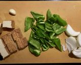 Tofu Pepper Sauté作り方1写真