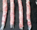 ライスペーパーでぐるぐるウインナー風作り方3写真