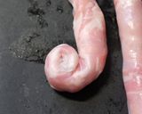 ライスペーパーでぐるぐるウインナー風作り方4写真