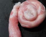 ライスペーパーでぐるぐるウインナー風作り方6写真
