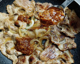 とろ〜り卵で食べるかんたんしょうが焼き作り方4写真