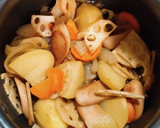 魚肉ソーセージと野菜の炊いたん作り方4写真