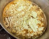 鍋の〆に♫そばメシおじや作り方4写真