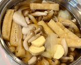 寒い日の簡単時短ランチに。温かい具だくさん蕎麦作り方3写真