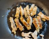 簡単　葉生姜と赤味噌肉巻き作り方4写真