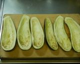 簡単ヘルシー・ナスの肉詰め・ワンパン料理作り方1写真