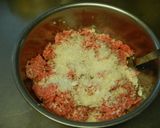 簡単ヘルシー・ナスの肉詰め・ワンパン料理作り方2写真