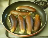 簡単ヘルシー・ナスの肉詰め・ワンパン料理作り方4写真
