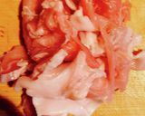 豚、玉ねぎ、白菜、ニラ、舞茸の辛味噌炒め作り方2写真
