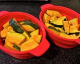 かぼちゃのパックで♪お弁当に 甘辛炒め作り方10写真