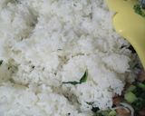チンゲン菜とシラスのチャーハン作り方4写真