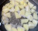お餅入り♪玉ねぎ塩じゃが作り方1写真