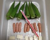 オクラの一本焼き作り方2写真