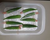 オクラの一本焼き作り方3写真