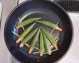 オクラの一本焼き作り方5写真