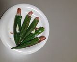 オクラの一本焼き作り方7写真