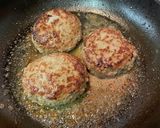 和風ハンバーグとポン酢ソース作り方7写真
