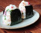 パリおにぎり★チーズおかか梅しそおにぎり作り方5写真