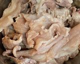 牛すじ青唐辛子入り　肉味噌作り方1写真