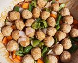 簡単揚げない酢鶏作り方5写真