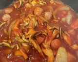 シャウエッセントマトソースパスタ作り方3写真