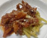 シャウエッセントマトソースパスタ作り方5写真
