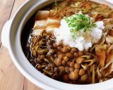 絶品！なめこのおろし鍋／鍋つゆ不要作り方5写真