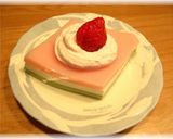 ひし餅色のジュースで★ひな祭り三色ゼリー作り方10写真