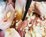 鶏胸肉のガーリック醤油焼き作り方1写真