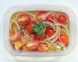 厚揚げとミニトマトと玉ネギの南蛮漬け作り方5写真