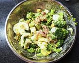 贅沢！ゆで卵＆生ハムのブロッコリーサラダ作り方5写真