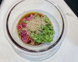マグロオクラ漬けトロロご飯の出汁茶漬け作り方2写真