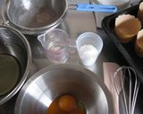 カップで♪チョコシフォン❤️クリーム入り作り方1写真