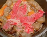 おいしい給食風、牛肉とこんにゃくの煮物！作り方10写真