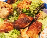 鶏胸肉のガーリック醤油焼き作り方10写真