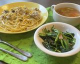 舞茸とみかんのペペロンチーノ作り方7写真
