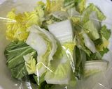 簡単！さっぱり美味い☆白菜と塩昆布浅漬け作り方1写真
