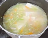 豆腐と野菜の中華スープ作り方2写真